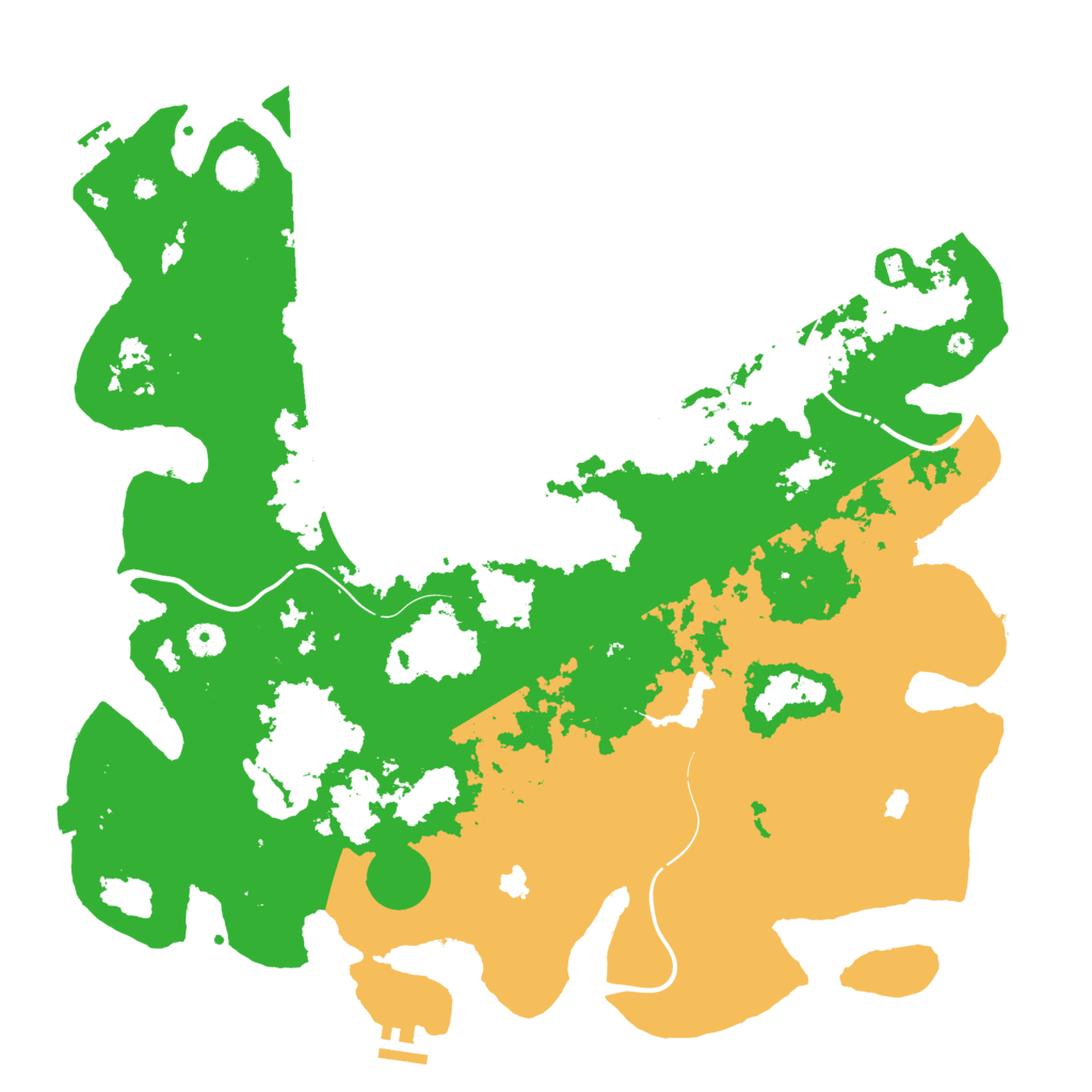 Biome Rust Map: Procedural Map, Size: 4500, Seed: 456485978
