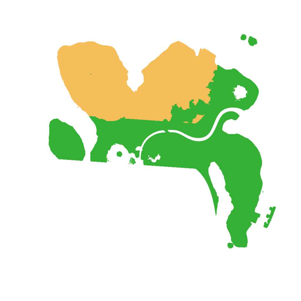 Biome Rust Map: Procedural Map, Size: 2000, Seed: 1842495592