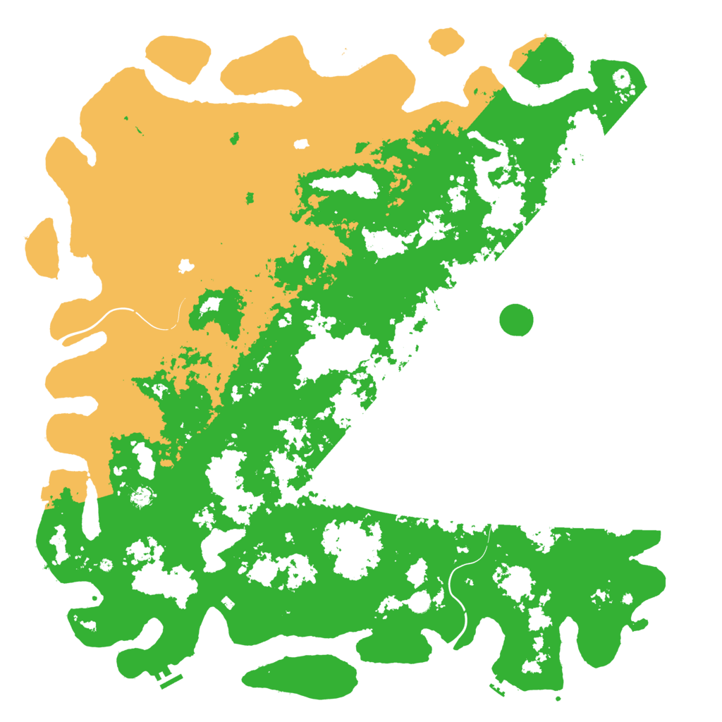 Biome Rust Map: Procedural Map, Size: 6000, Seed: 467032847