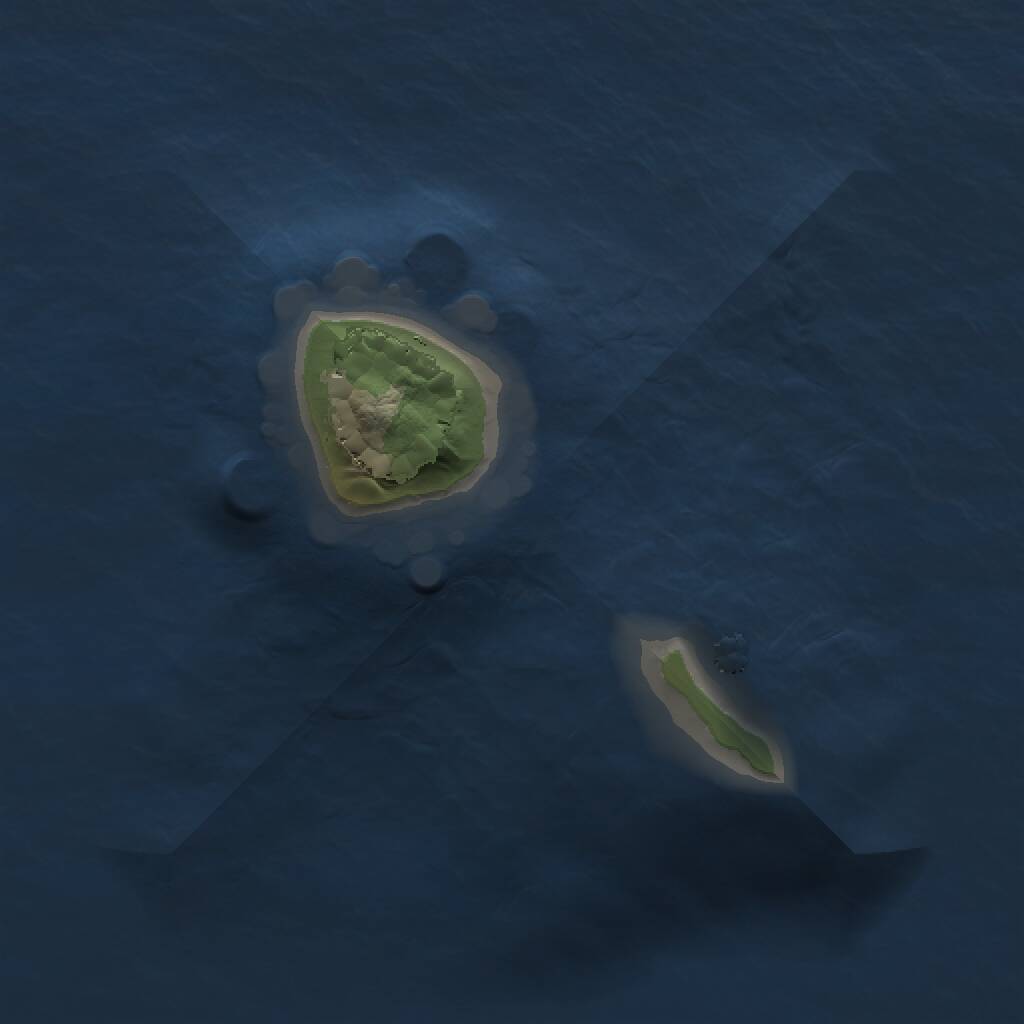 Rust Map: Procedural Map, Size: 1000, Seed: 181062013, 1 Monuments