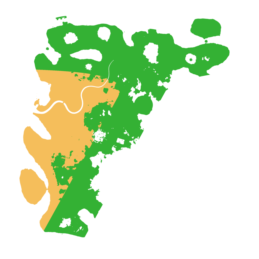 Biome Rust Map: Procedural Map, Size: 3650, Seed: 712372