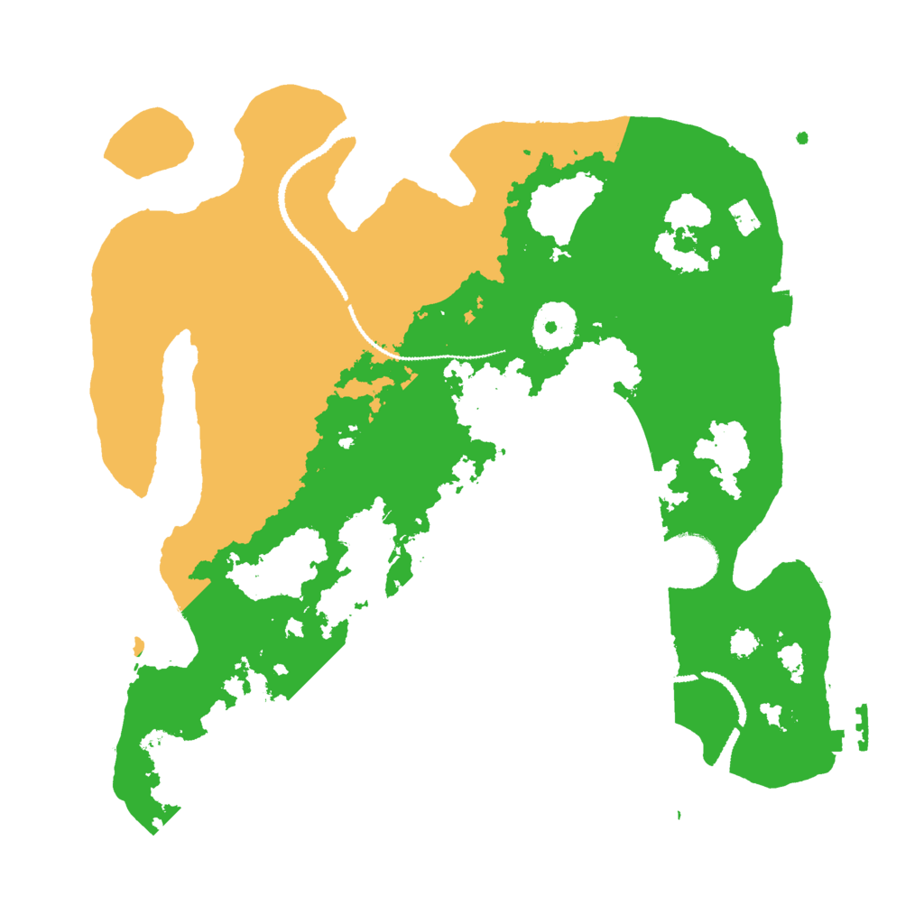 Biome Rust Map: Procedural Map, Size: 3000, Seed: 3150689
