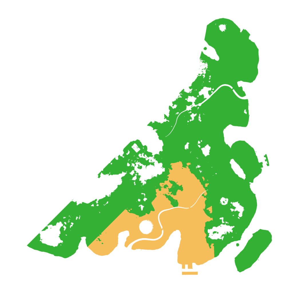 Biome Rust Map: Procedural Map, Size: 3750, Seed: 1724708199