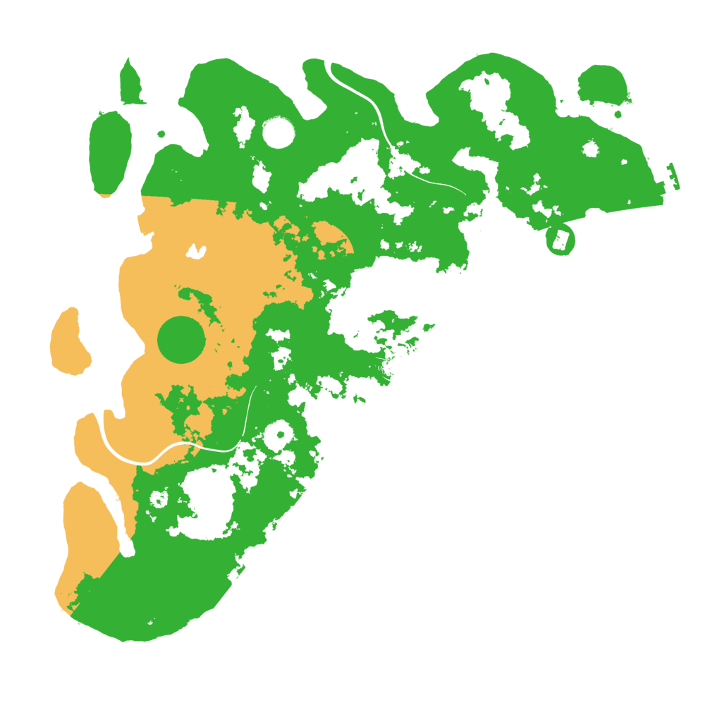 Biome Rust Map: Procedural Map, Size: 4000, Seed: 1286