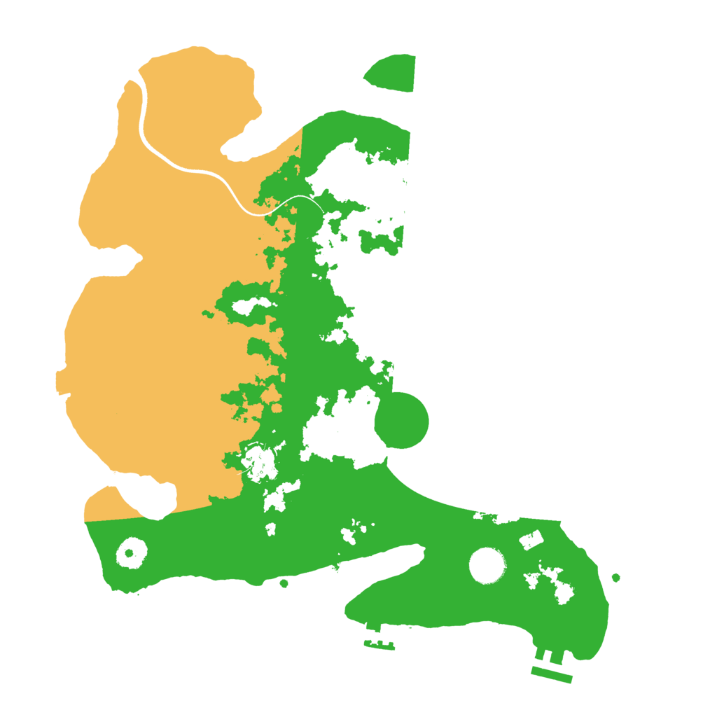 Biome Rust Map: Procedural Map, Size: 3500, Seed: 183630015