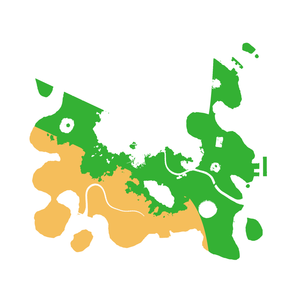 Biome Rust Map: Procedural Map, Size: 3000, Seed: 996049