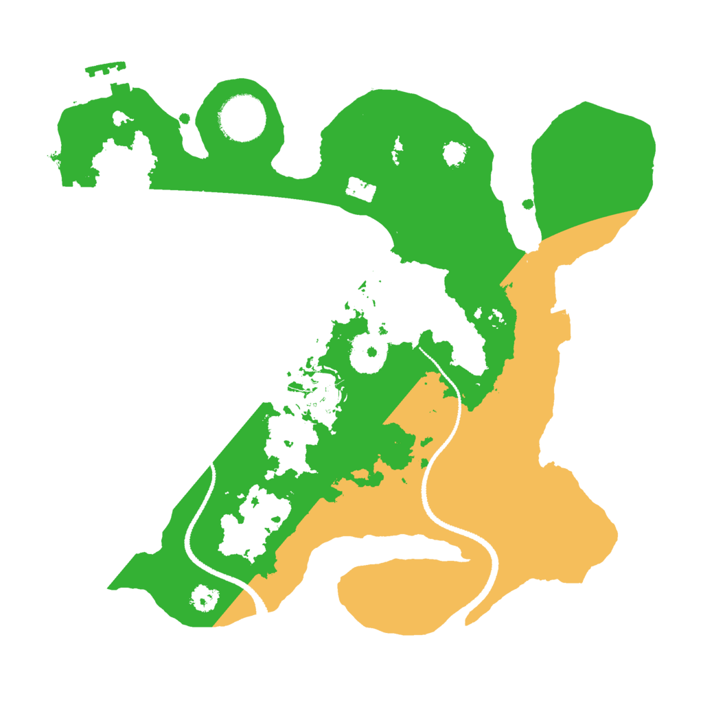 Biome Rust Map: Procedural Map, Size: 2650, Seed: 61