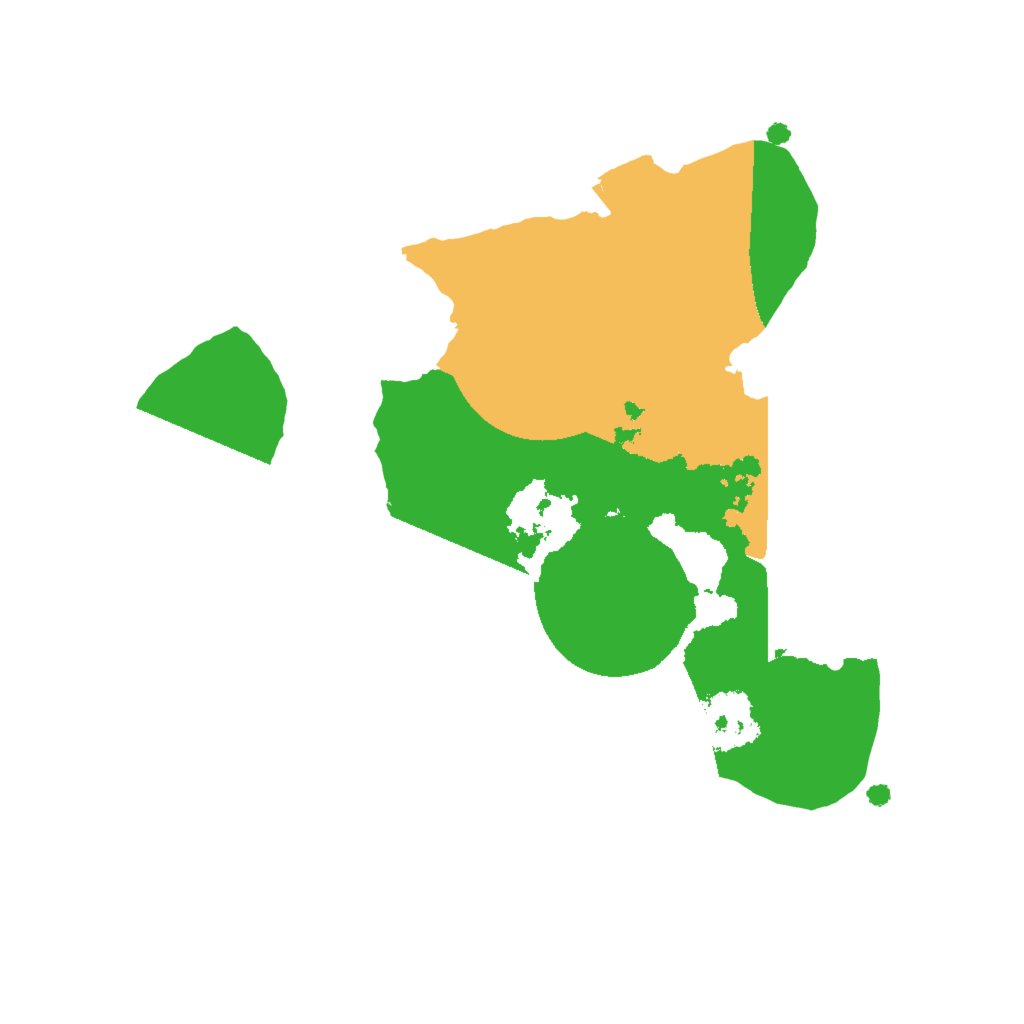 Biome Rust Map: Procedural Map, Size: 1800, Seed: 1999