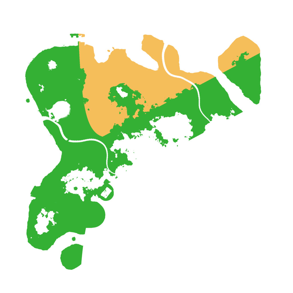 Biome Rust Map: Procedural Map, Size: 3020, Seed: 481981