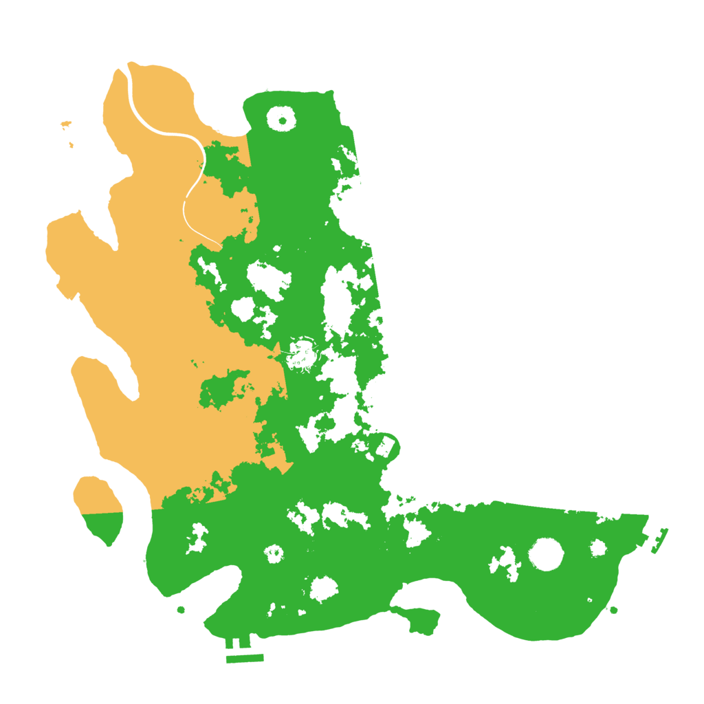 Biome Rust Map: Procedural Map, Size: 3800, Seed: 75357