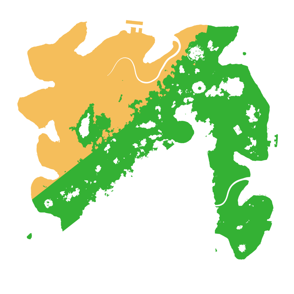Biome Rust Map: Procedural Map, Size: 3500, Seed: 721052140