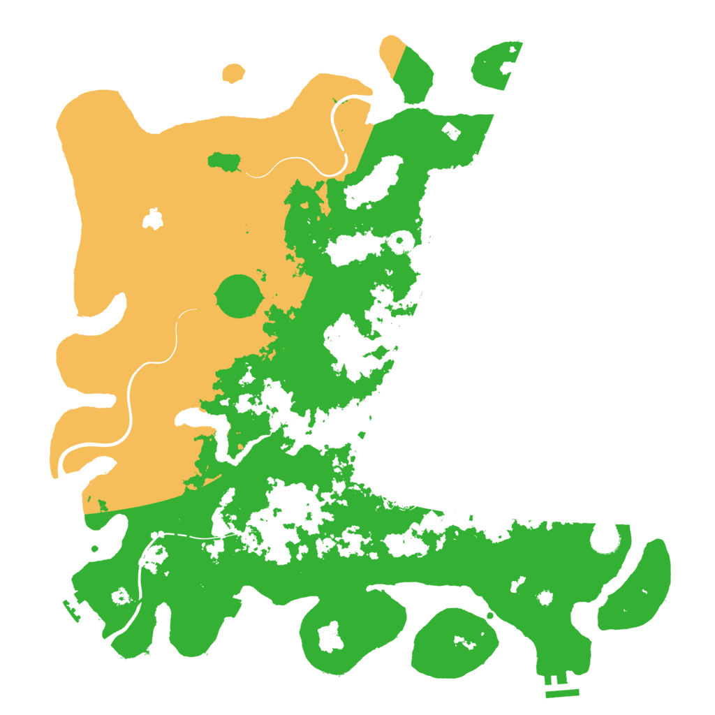 Biome Rust Map: Procedural Map, Size: 4300, Seed: 4343753
