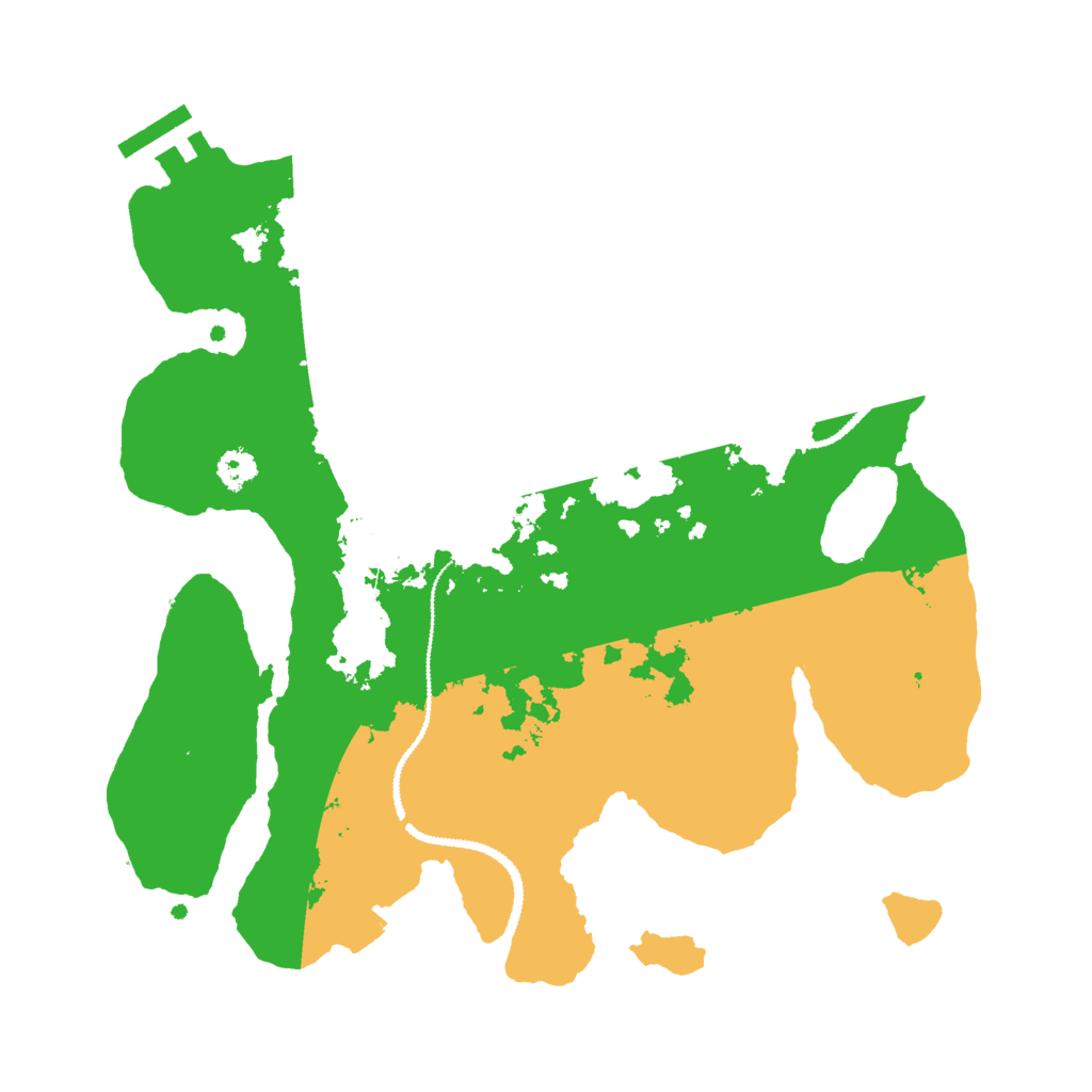 Biome Rust Map: Procedural Map, Size: 2800, Seed: 338509349