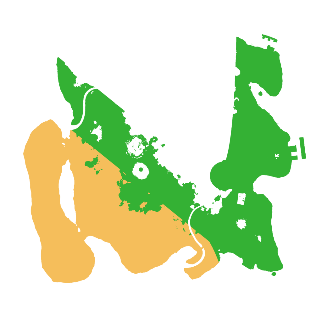 Biome Rust Map: Procedural Map, Size: 3000, Seed: 1981599595