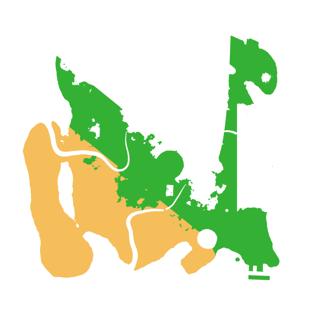 Biome Rust Map: Procedural Map, Size: 3000, Seed: 1981599595