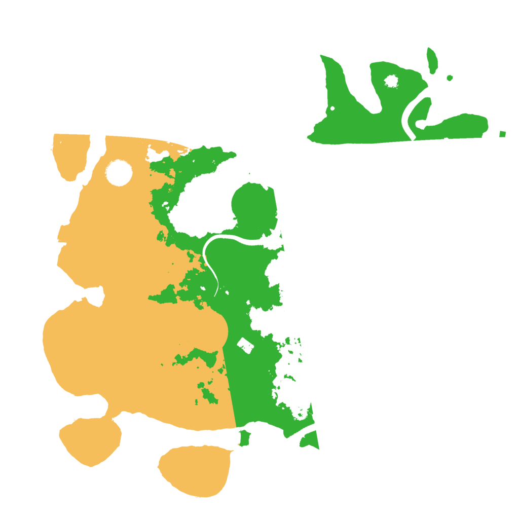 Biome Rust Map: Procedural Map, Size: 3500, Seed: 27032025