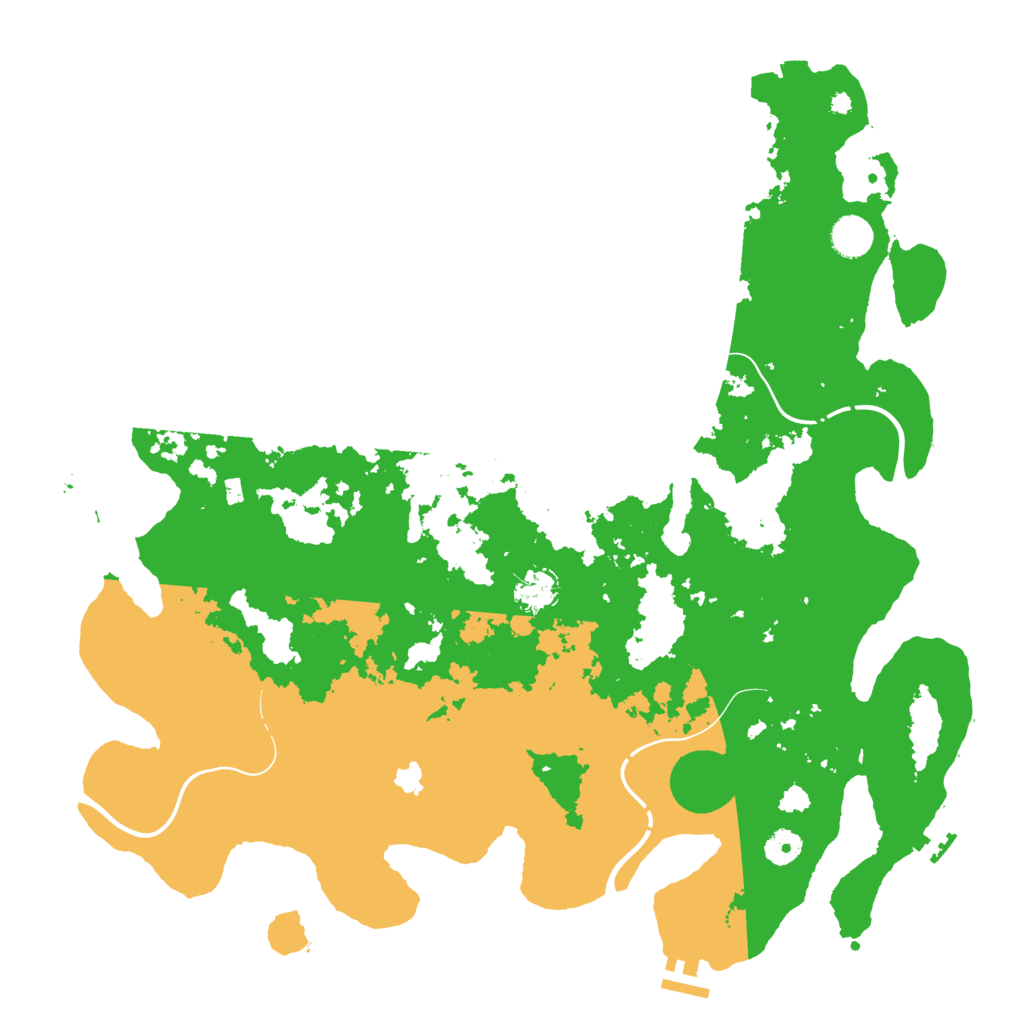 Biome Rust Map: Procedural Map, Size: 4300, Seed: 1388556750