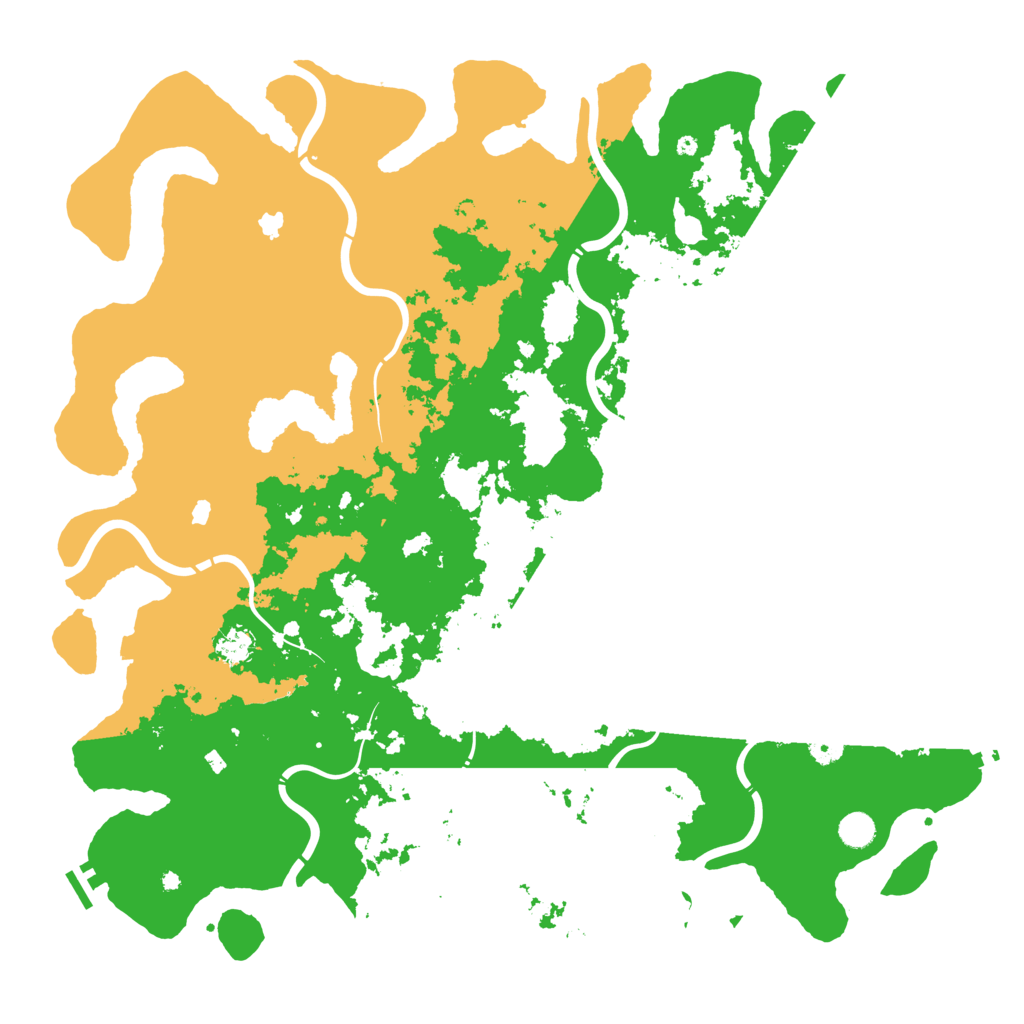 Biome Rust Map: Procedural Map, Size: 5000, Seed: 41234242