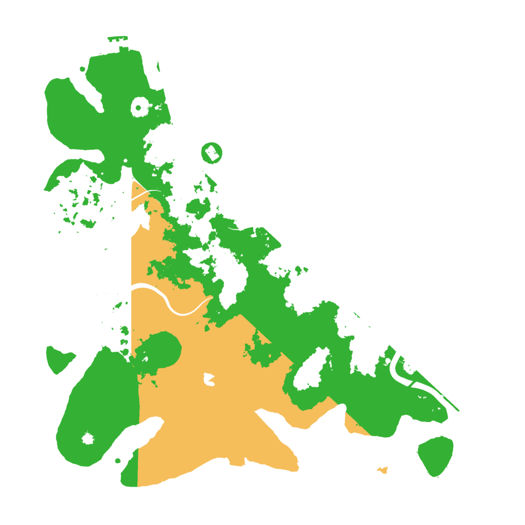 Biome Rust Map: Procedural Map, Size: 4000, Seed: 764737976