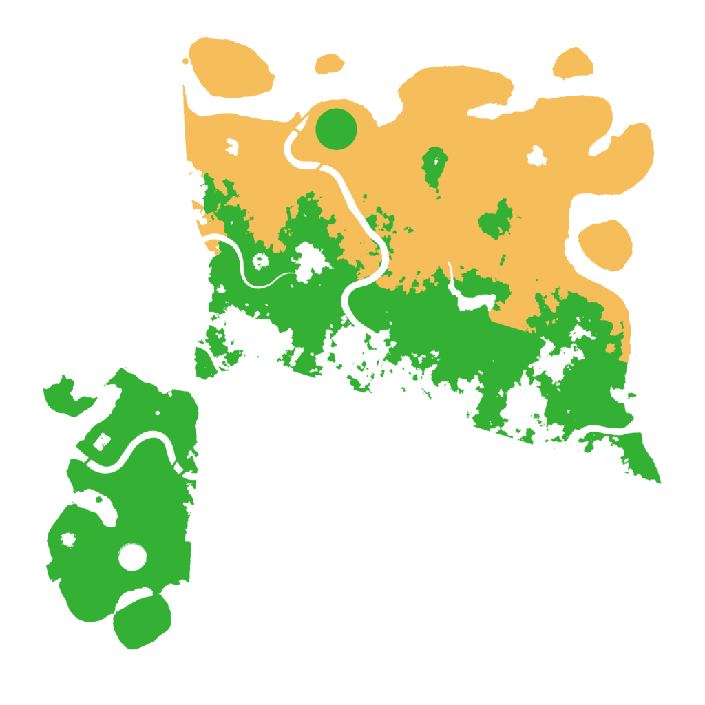 Biome Rust Map: Procedural Map, Size: 4500, Seed: 3457234