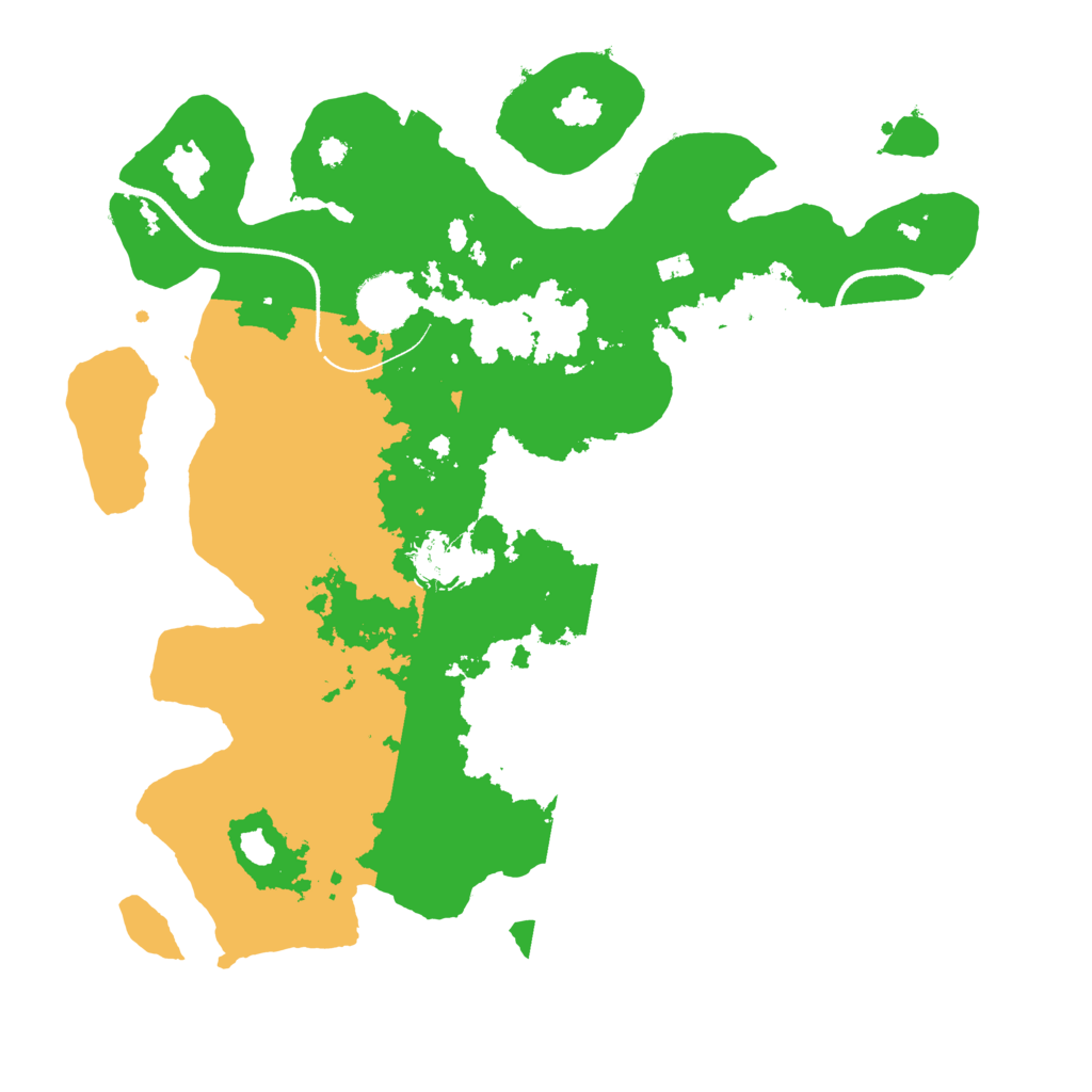 Biome Rust Map: Procedural Map, Size: 3500, Seed: 732939175