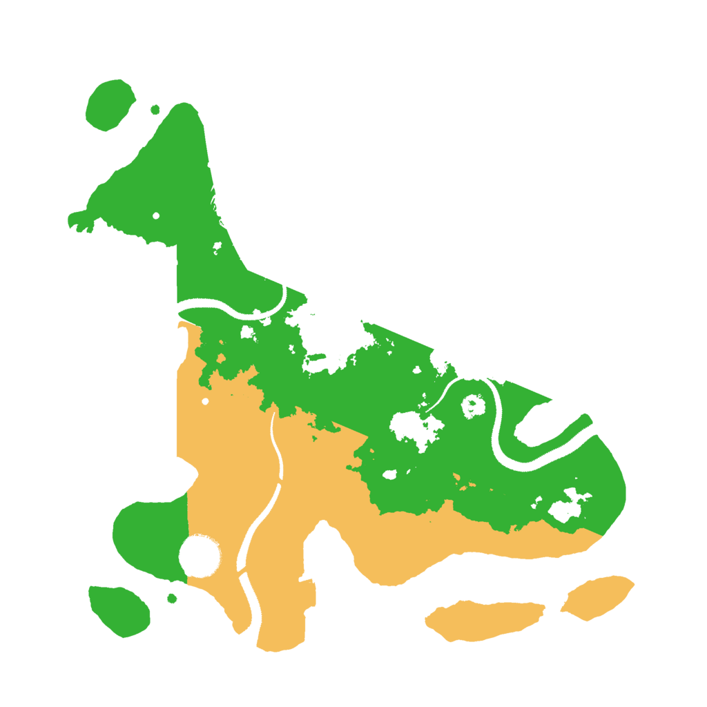 Biome Rust Map: Procedural Map, Size: 3000, Seed: 44218