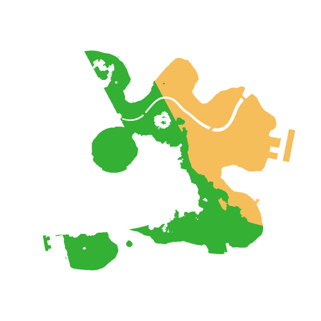 Biome Rust Map: Procedural Map, Size: 2000, Seed: 1168466549