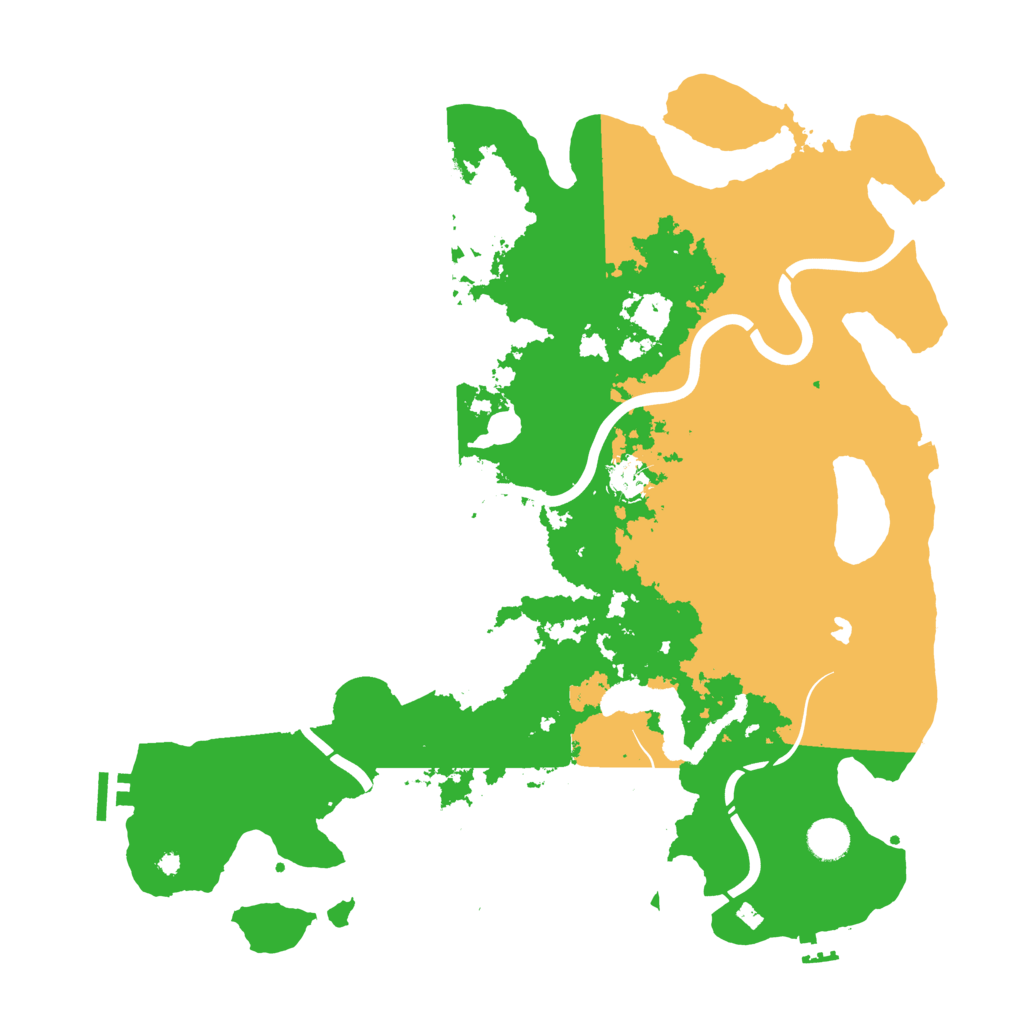 Biome Rust Map: Procedural Map, Size: 4250, Seed: 197045191