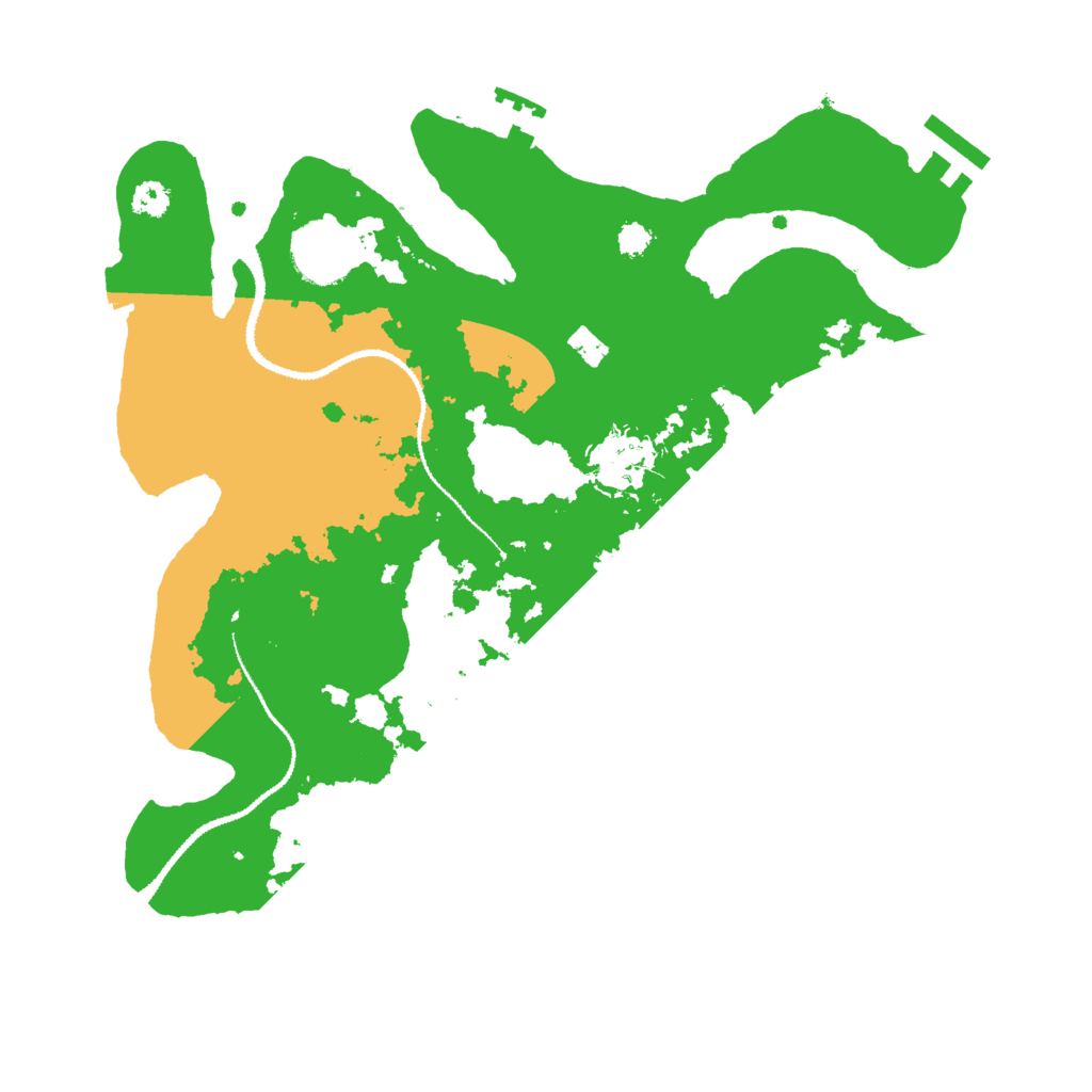 Biome Rust Map: Procedural Map, Size: 3000, Seed: 7502