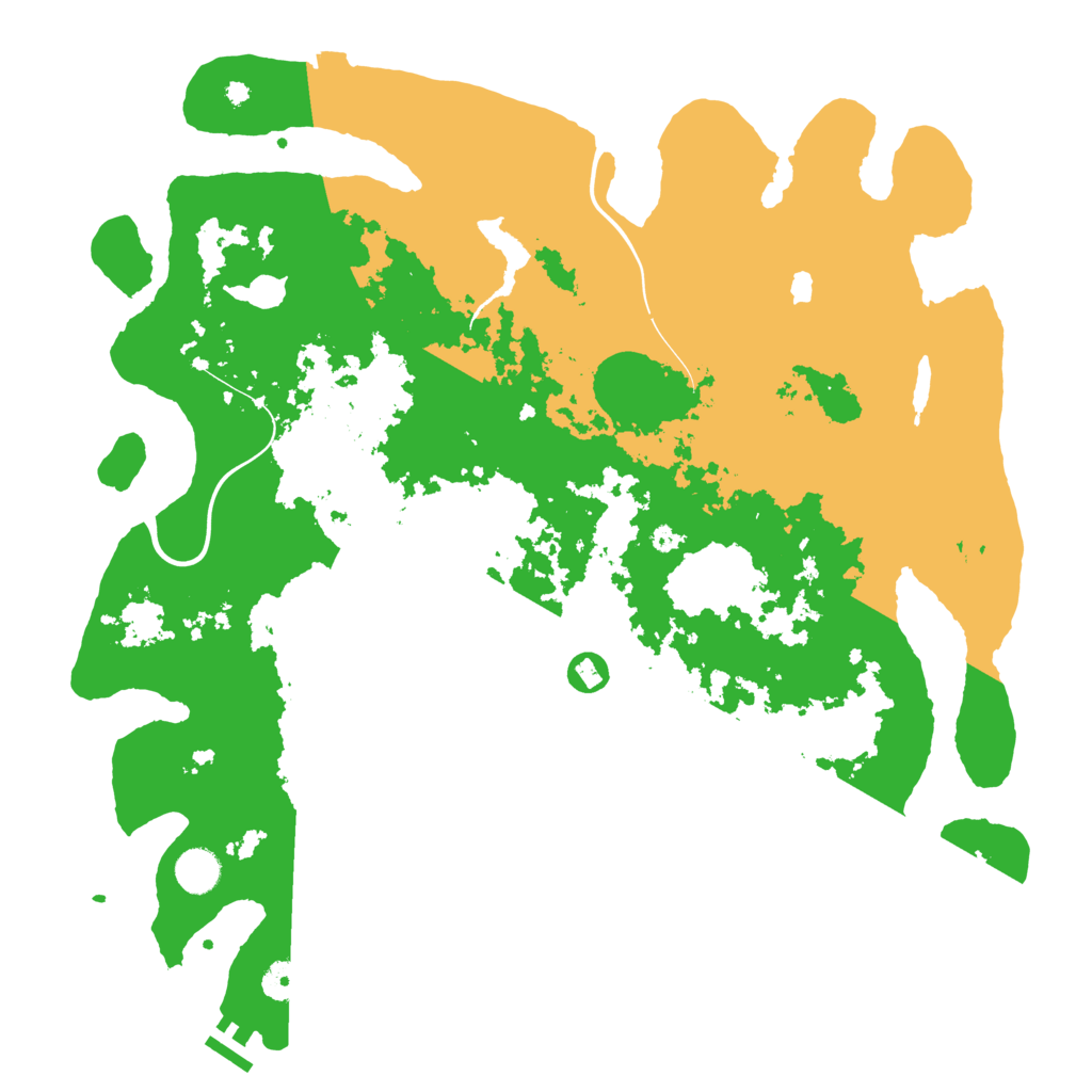 Biome Rust Map: Procedural Map, Size: 4250, Seed: 1291208253