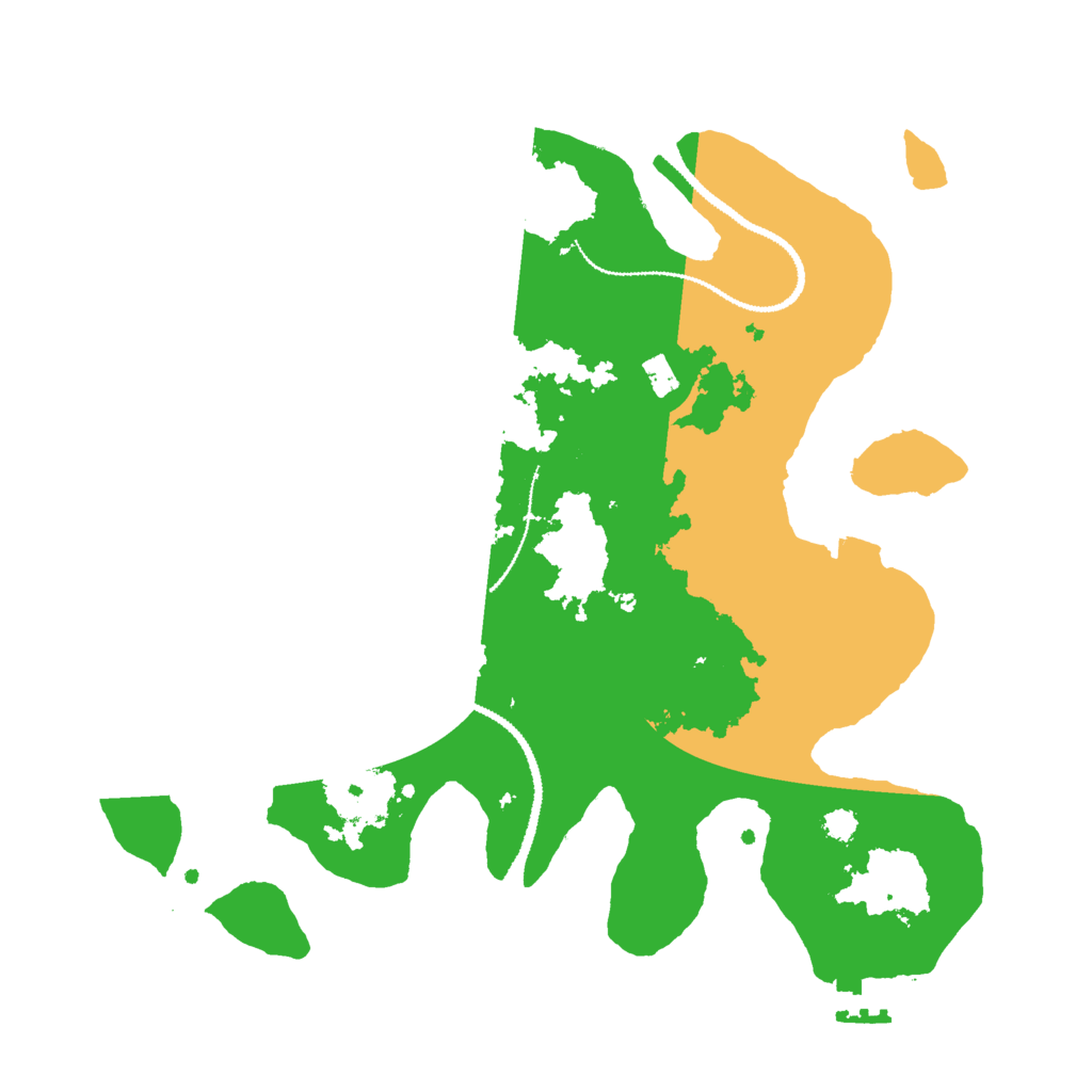 Biome Rust Map: Procedural Map, Size: 3000, Seed: 1278400171
