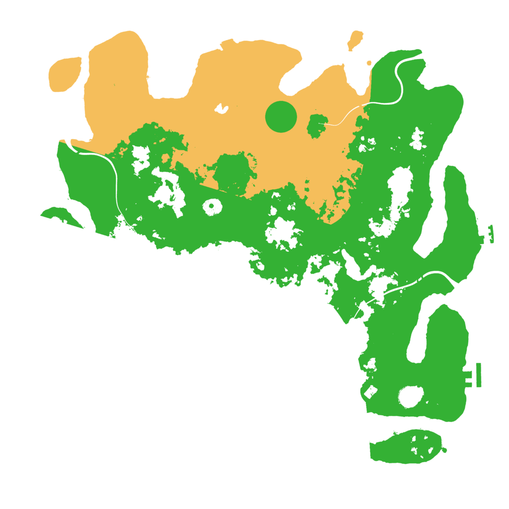 Biome Rust Map: Procedural Map, Size: 4250, Seed: 588952548