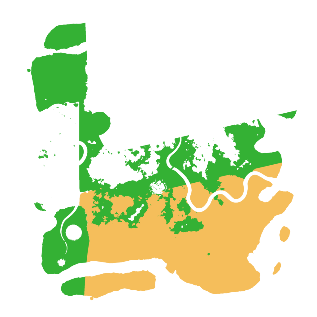 Biome Rust Map: Procedural Map, Size: 3800, Seed: 554379127