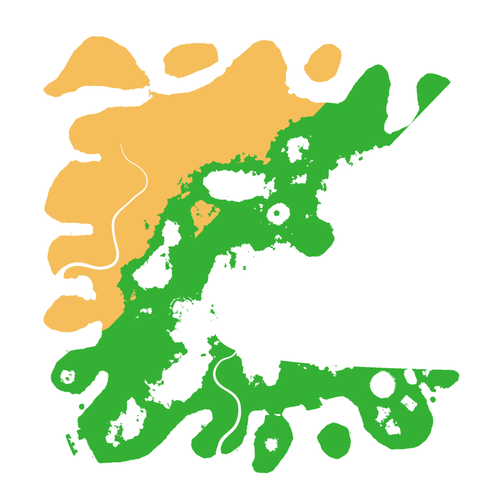 Biome Rust Map: Procedural Map, Size: 3500, Seed: 1231932371