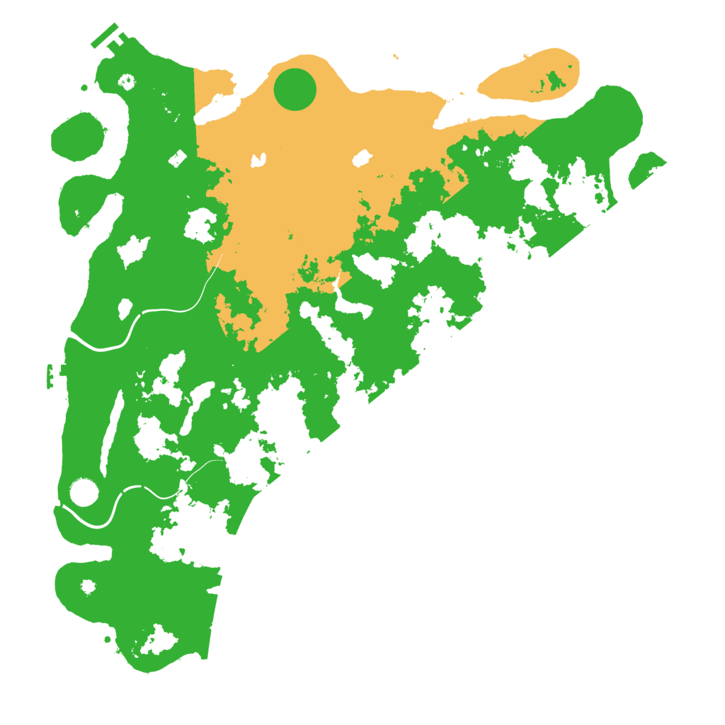Biome Rust Map: Procedural Map, Size: 4500, Seed: 1399860436