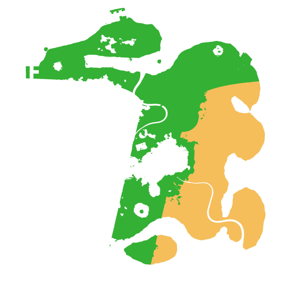 Biome Rust Map: Procedural Map, Size: 3000, Seed: 336240003