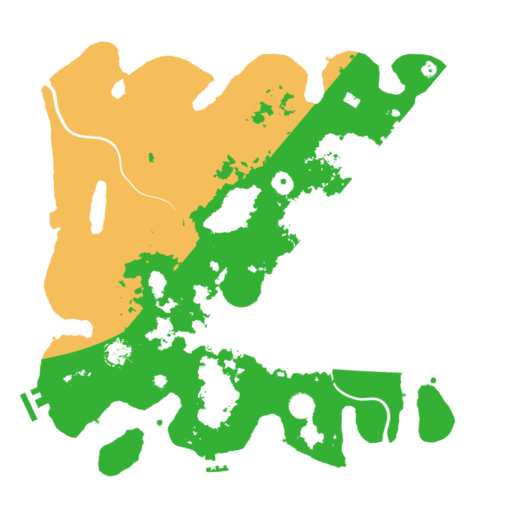 Biome Rust Map: Procedural Map, Size: 3500, Seed: 1761928821