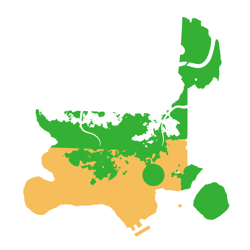 Biome Rust Map: Procedural Map, Size: 3000, Seed: 1214910615