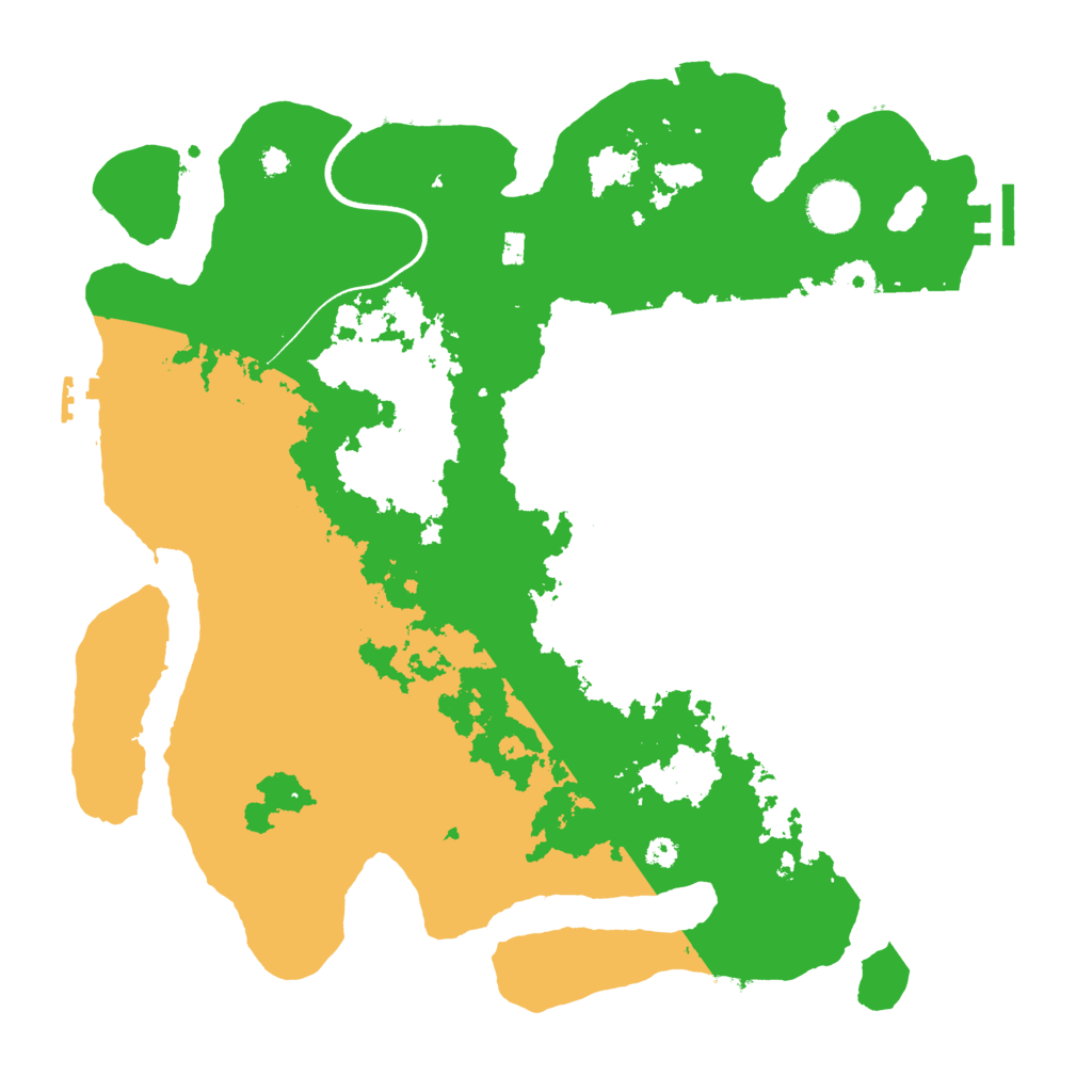 Biome Rust Map: Procedural Map, Size: 3600, Seed: 97175755