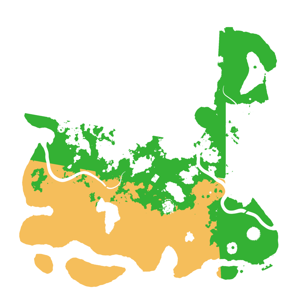 Biome Rust Map: Procedural Map, Size: 4000, Seed: 323457