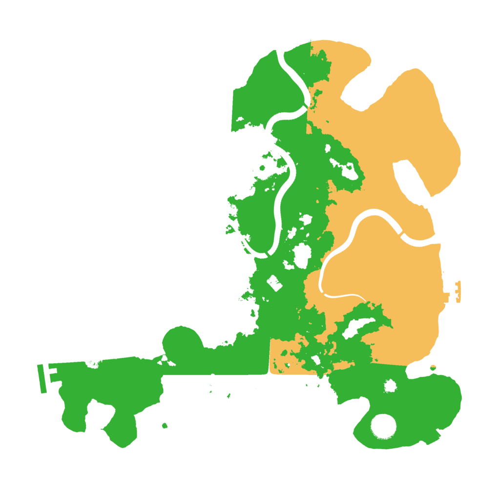 Biome Rust Map: Procedural Map, Size: 3500, Seed: 1313111391