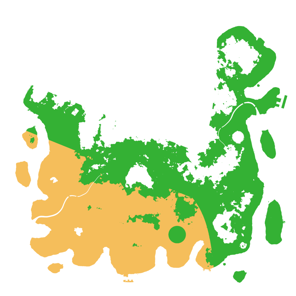 Biome Rust Map: Procedural Map, Size: 4500, Seed: 7819630