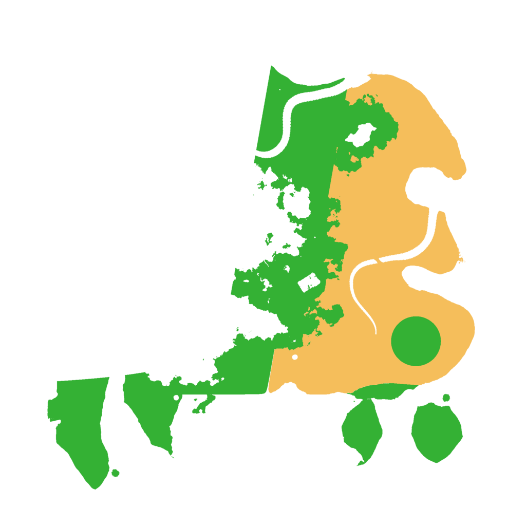 Biome Rust Map: Procedural Map, Size: 2800, Seed: 1011147850