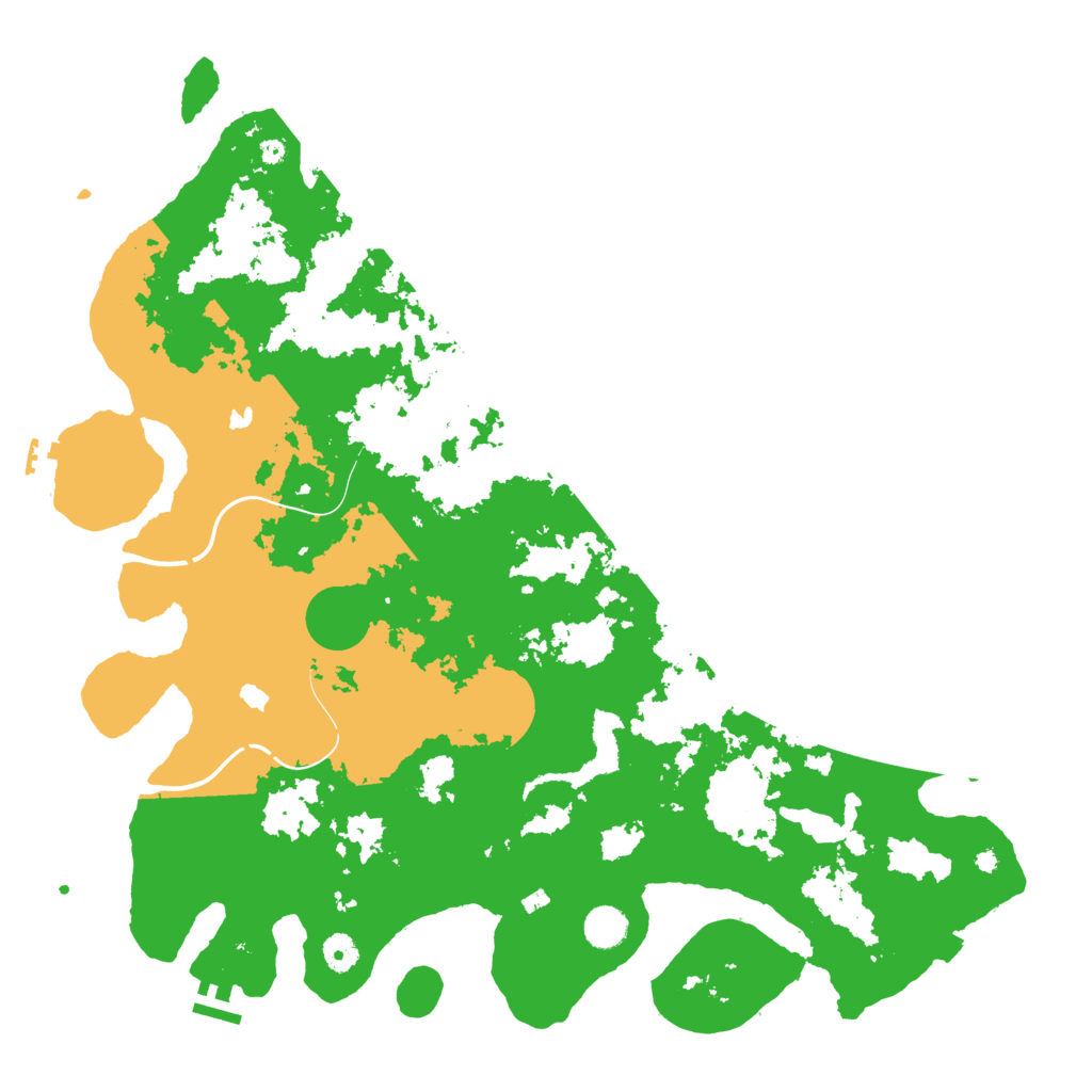 Biome Rust Map: Procedural Map, Size: 4500, Seed: 1004518614