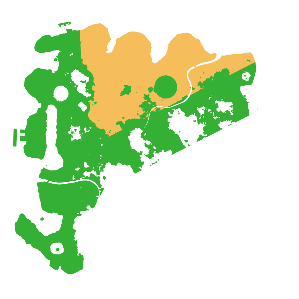 Biome Rust Map: Procedural Map, Size: 3500, Seed: 1555490865