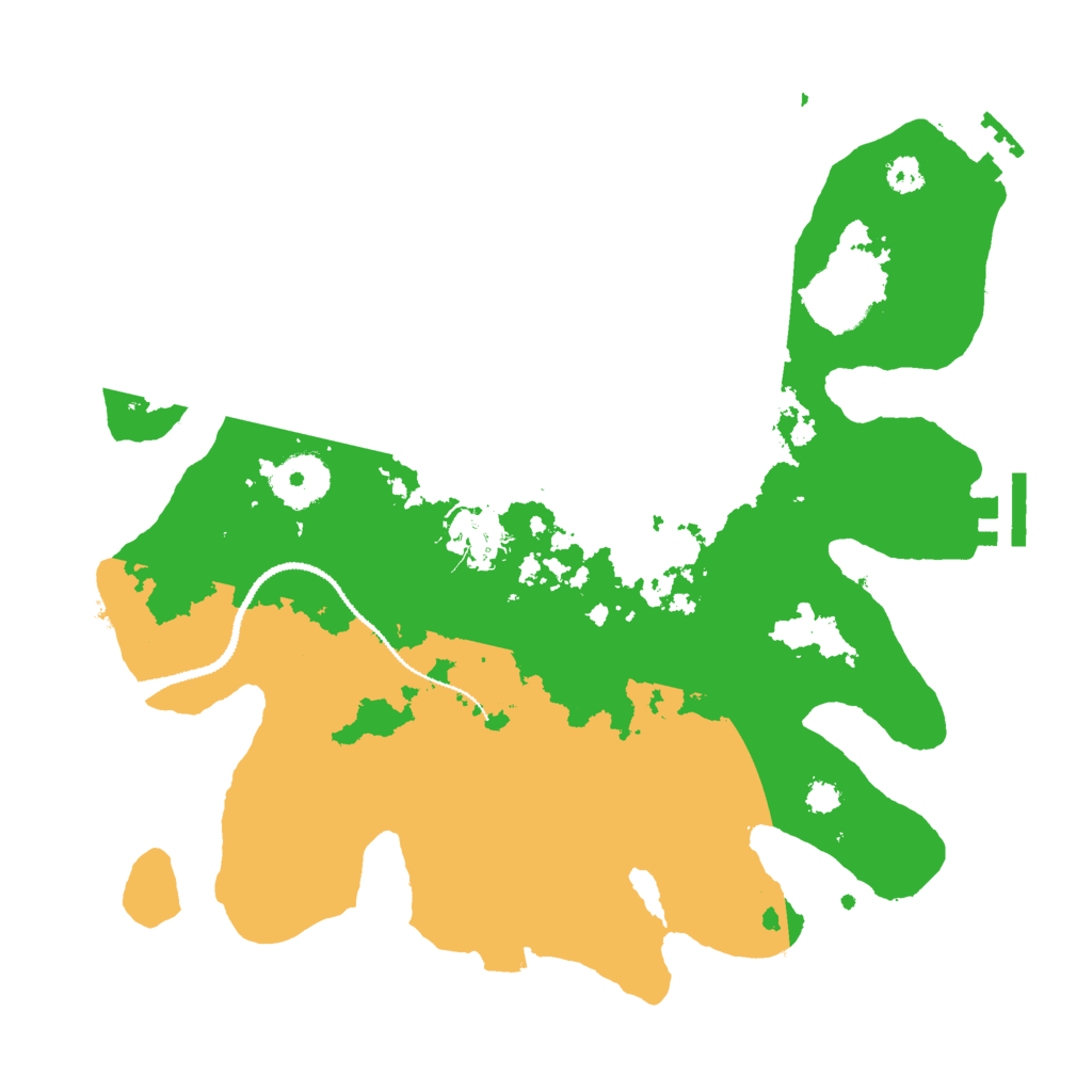 Biome Rust Map: Procedural Map, Size: 3000, Seed: 798200928