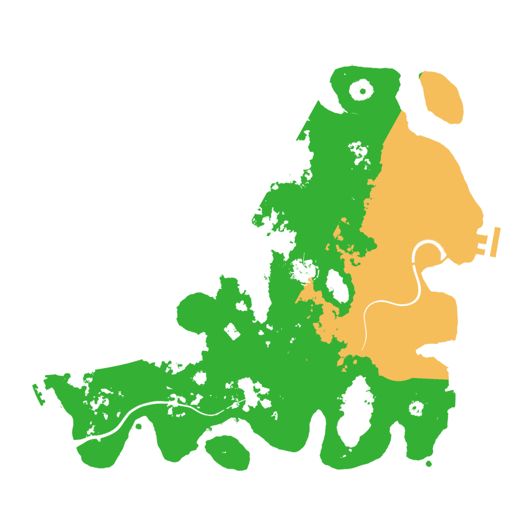 Biome Rust Map: Procedural Map, Size: 3500, Seed: 1612122462