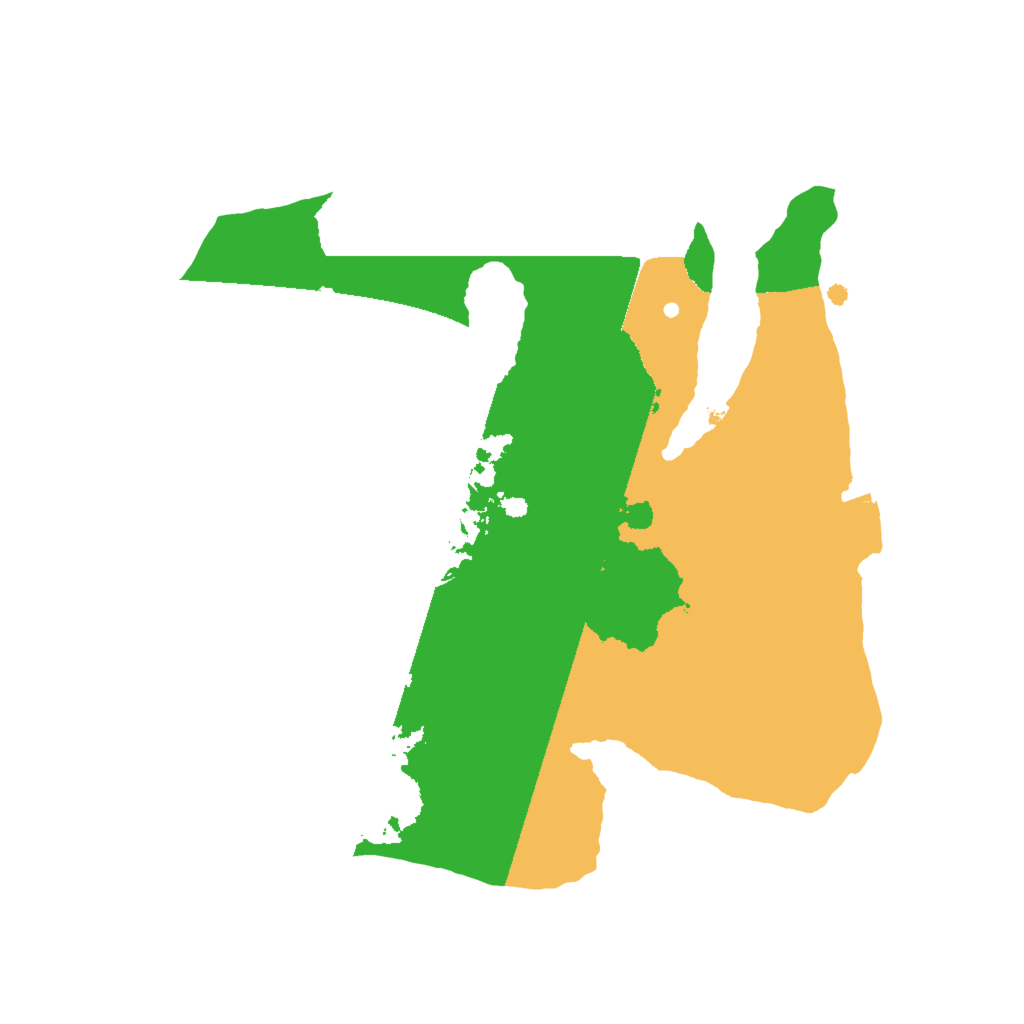 Biome Rust Map: Procedural Map, Size: 2000, Seed: 29454