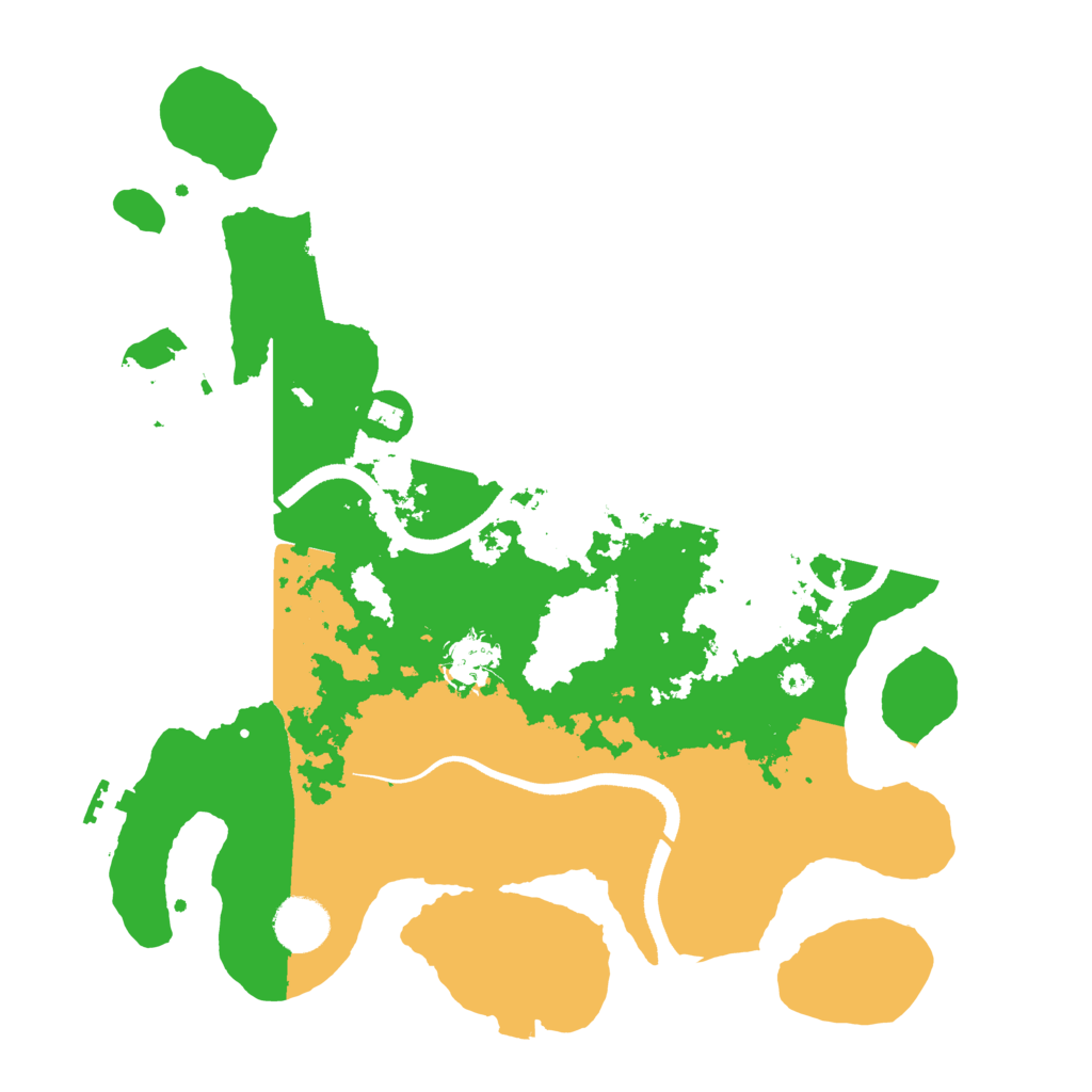 Biome Rust Map: Procedural Map, Size: 3500, Seed: 1428232525