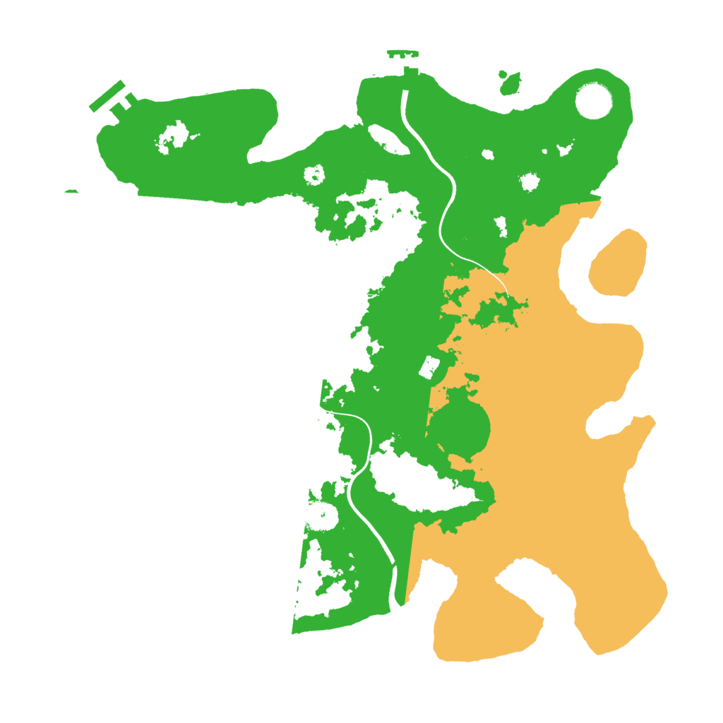 Biome Rust Map: Procedural Map, Size: 3500, Seed: 328548211